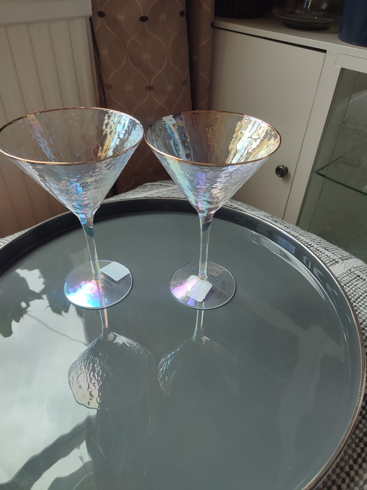 Set of 2 Martini Glasses