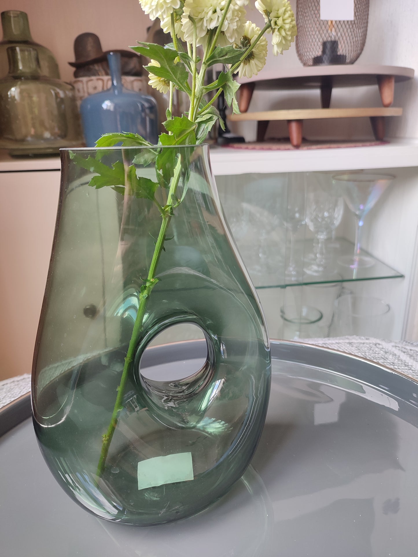 Green Retro Style Vase