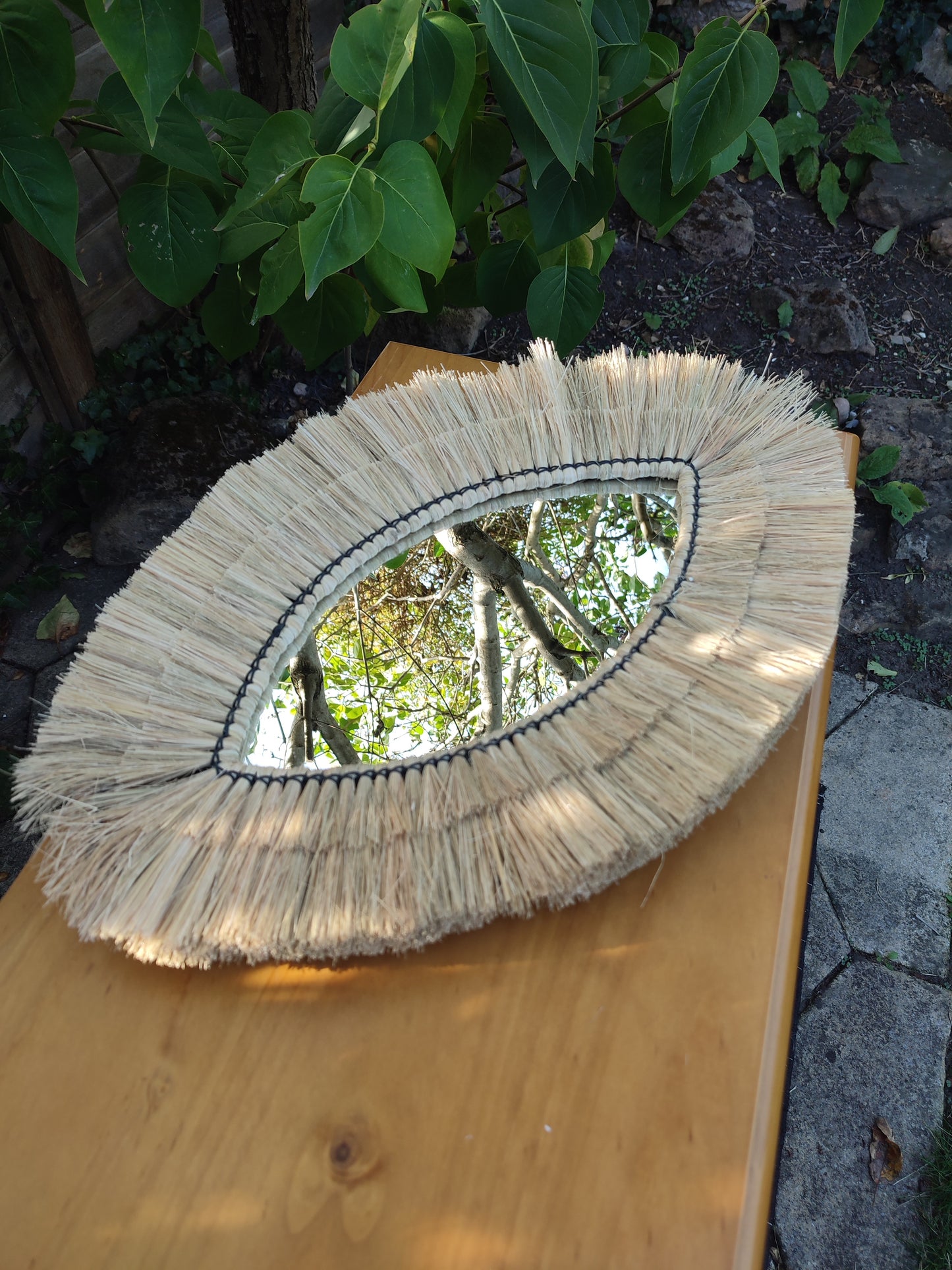 Decorative Grass Mirror