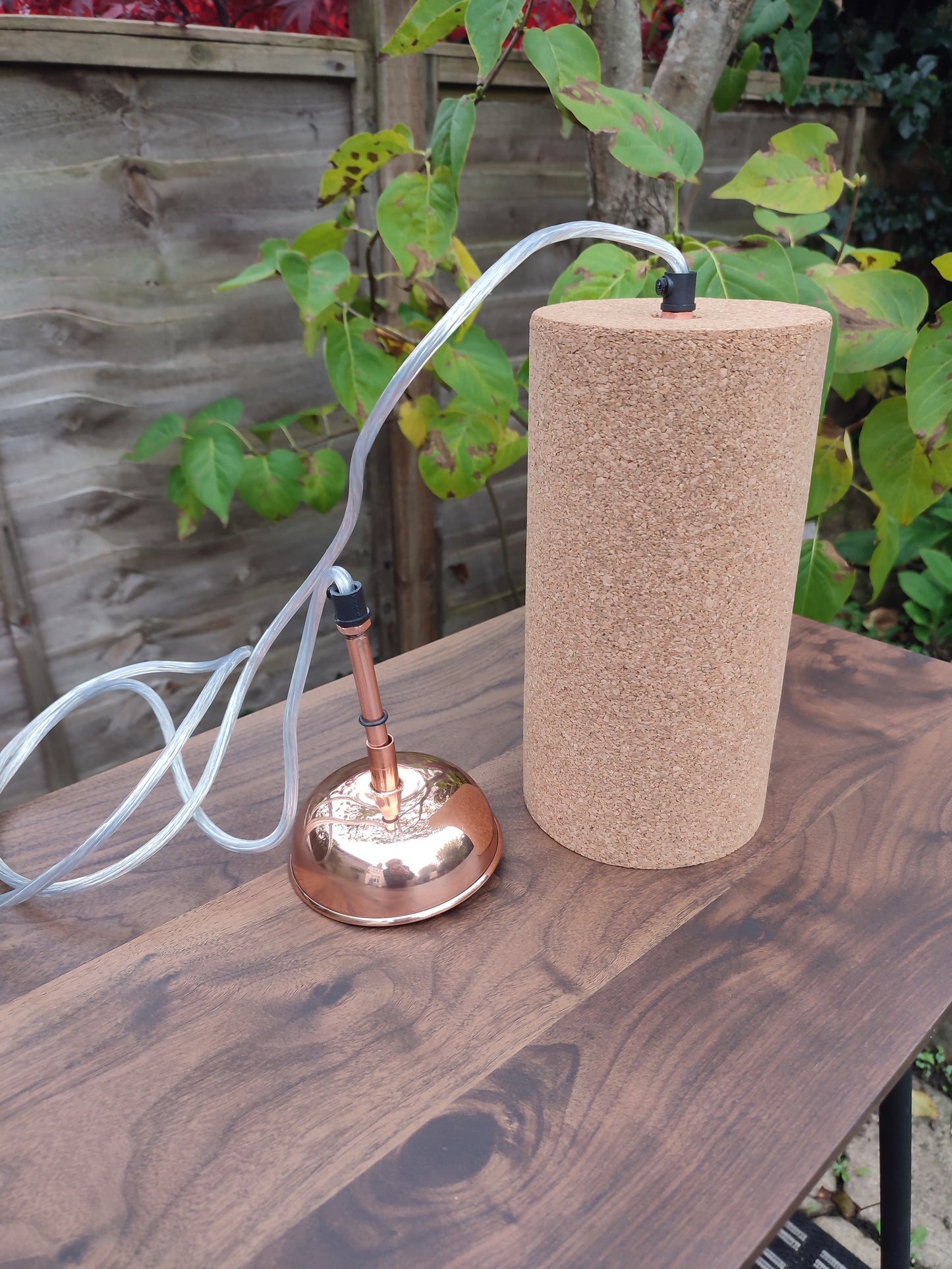 Cork and Rose Metal Ceiling Light
