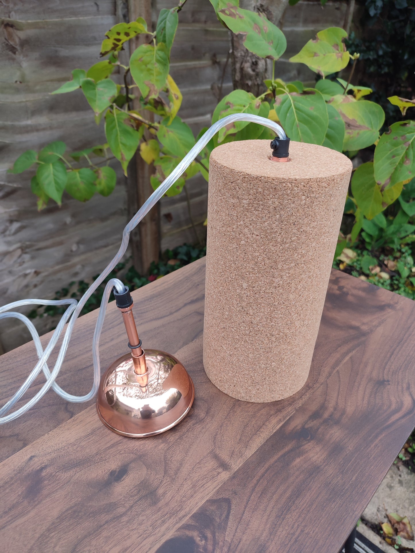 Cork and Rose Metal Ceiling Light