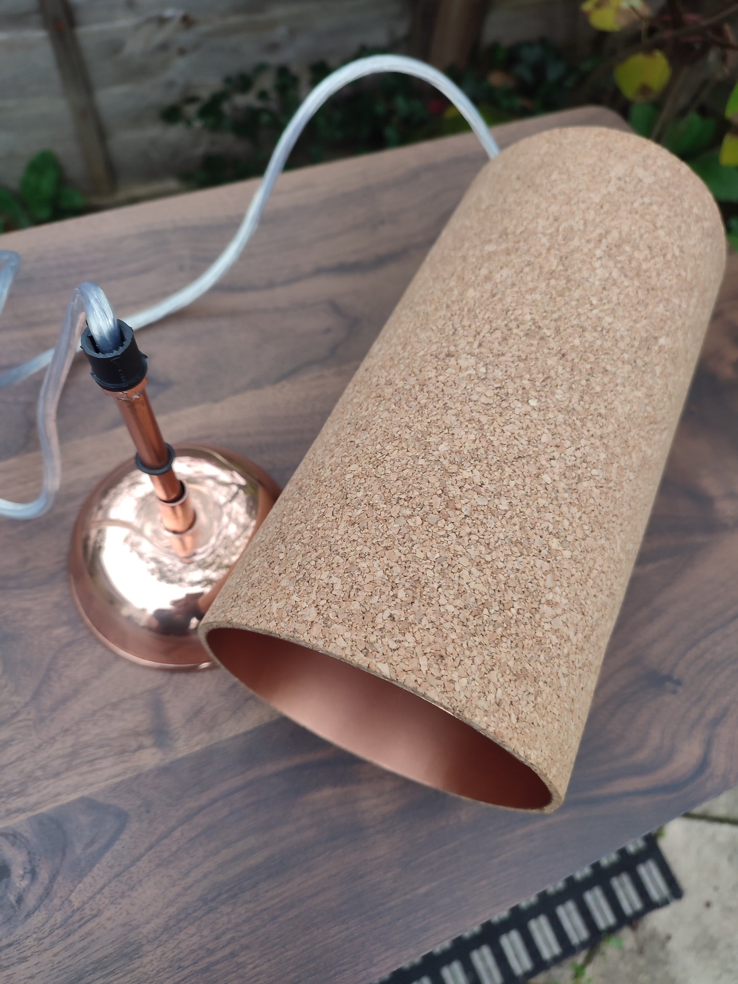 Cork and Rose Metal Ceiling Light