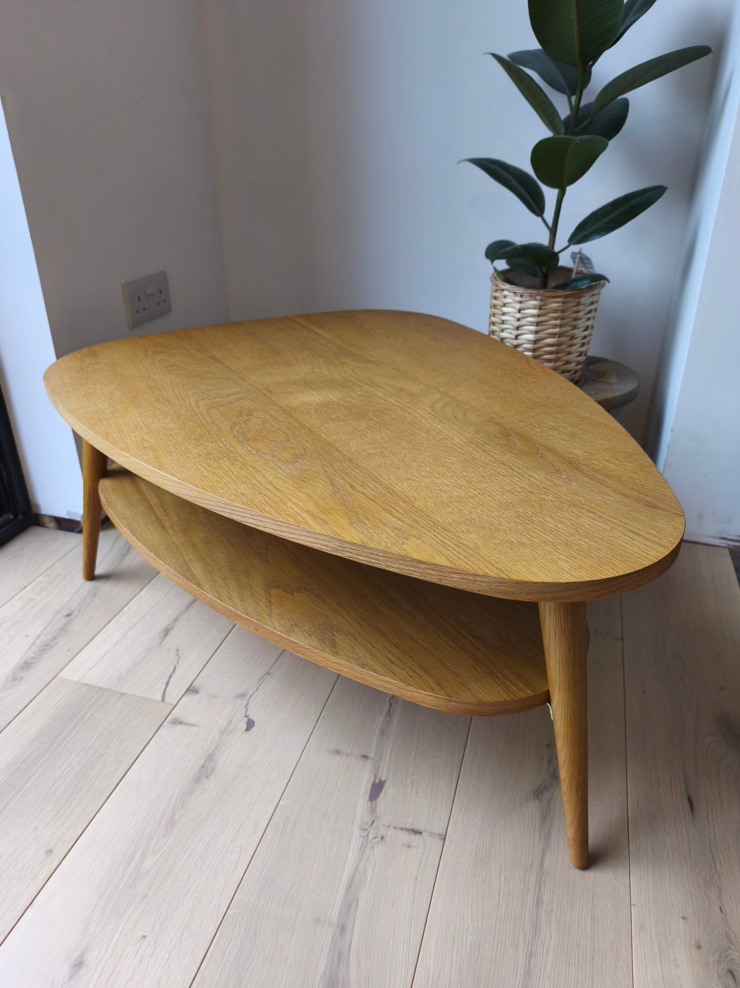 Vintage Style Oak Coffee Table