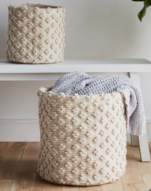 JD Williams Storage Baskets in Cream