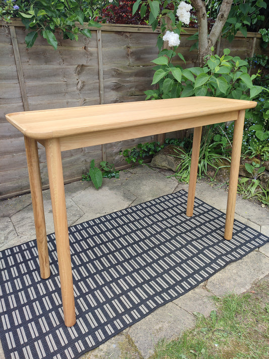 Solid Oak Console Table