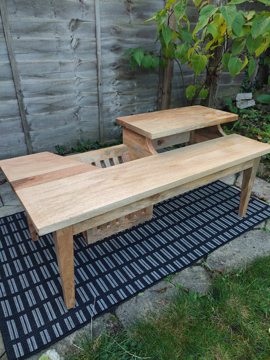 Solid Mango Wood Coffee Table