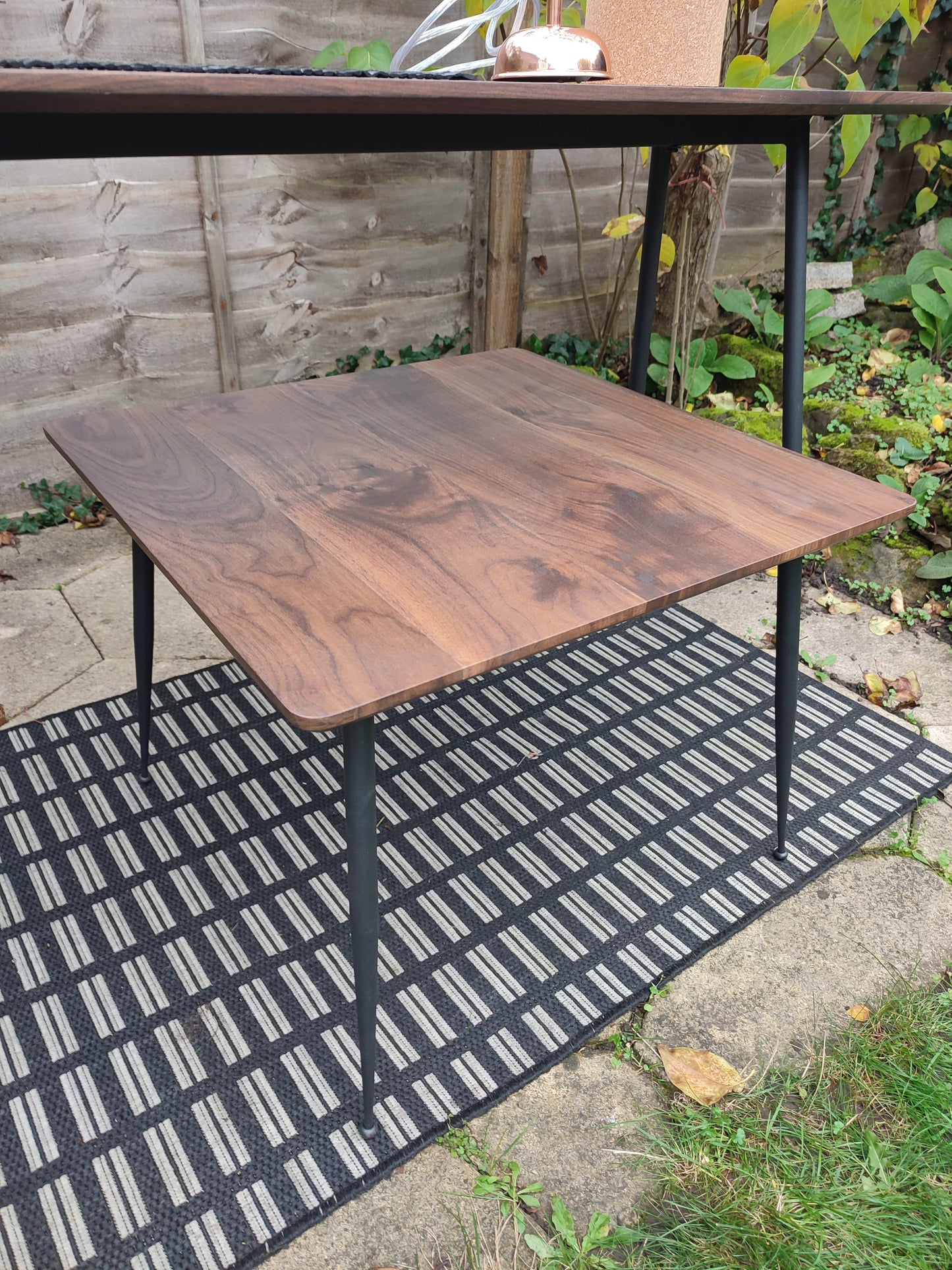 Walnut Style Square Coffee Table