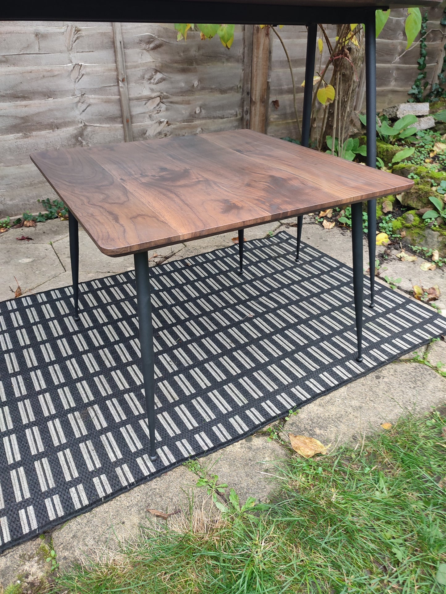 Walnut Style Square Coffee Table