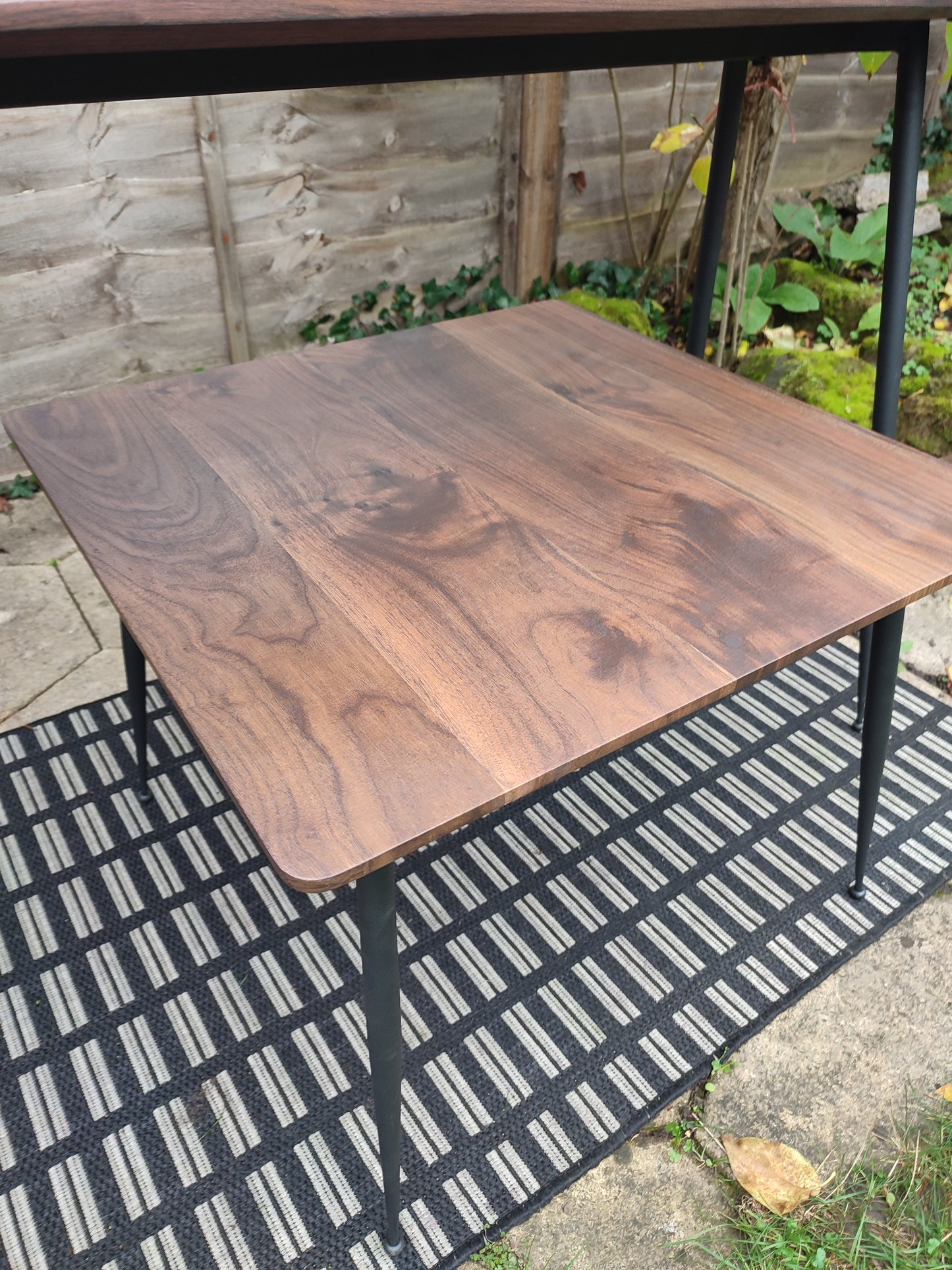 Walnut Style Square Coffee Table