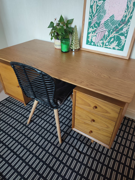 Vintage Style Desk with two cupboards