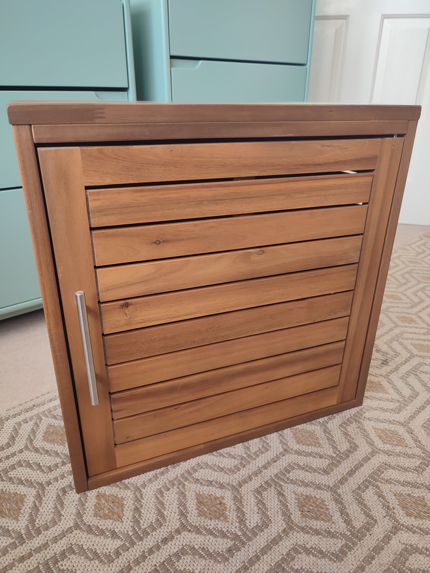 Acacia Wood Bathroom Wall Mounted Cabinet