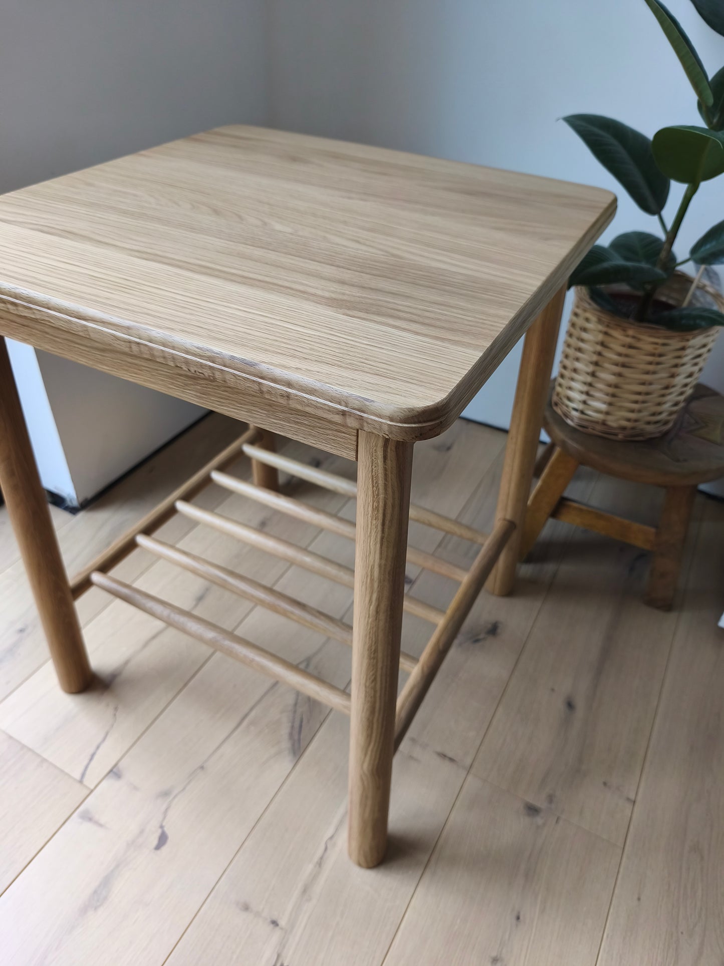 Scandi Style Oak Side Table