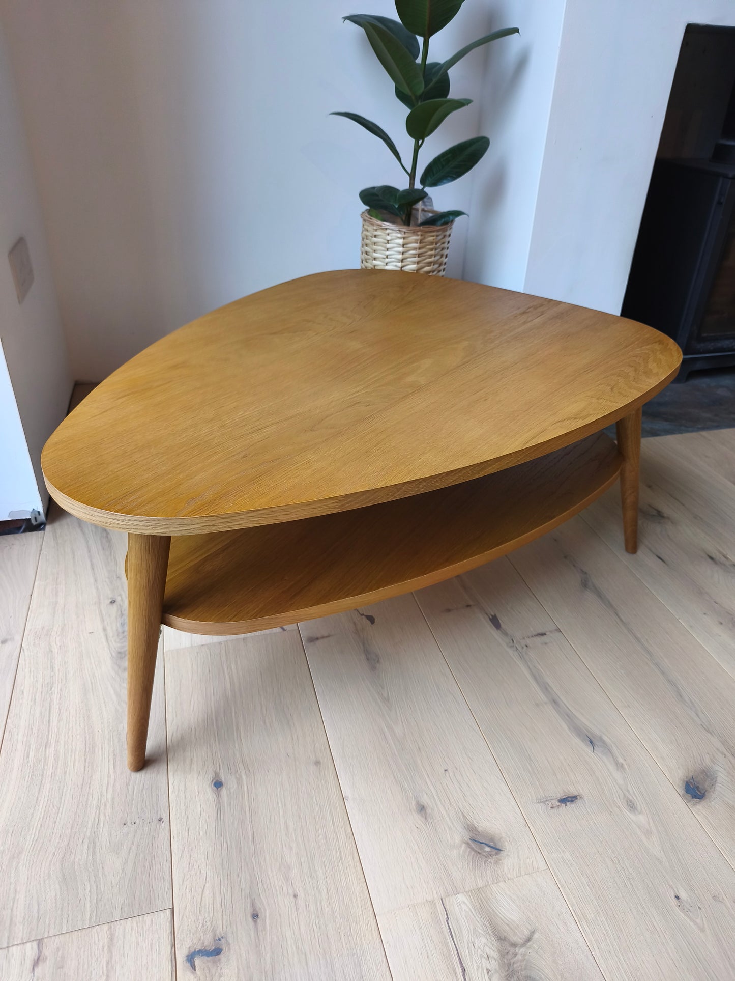 Vintage Style Oak Coffee Table