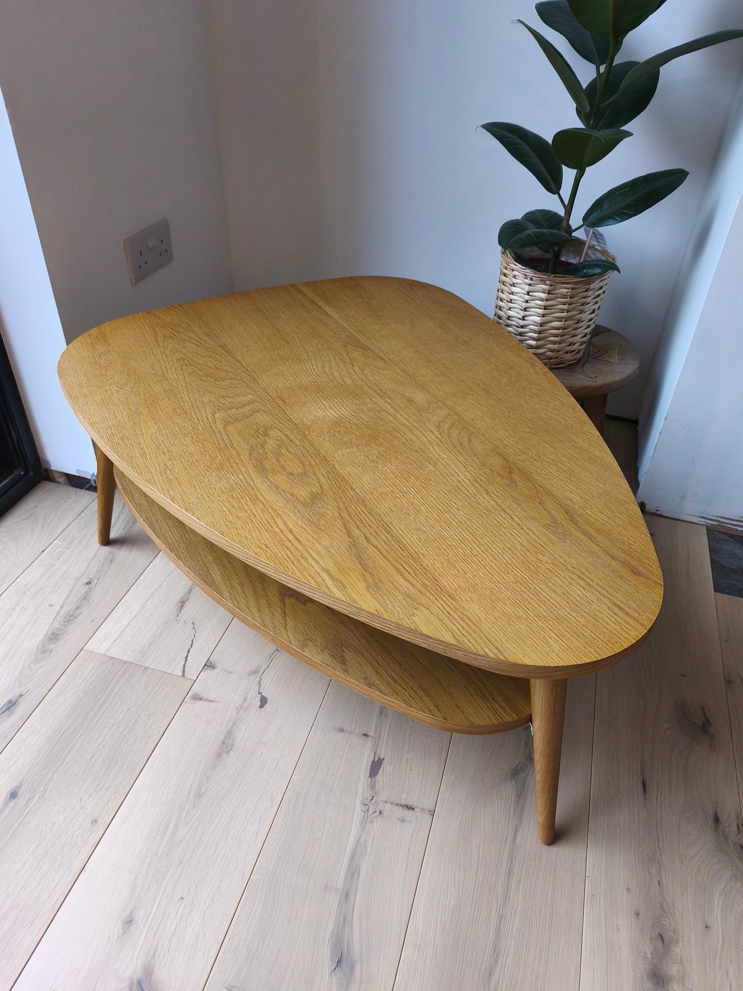 Vintage Style Oak Coffee Table