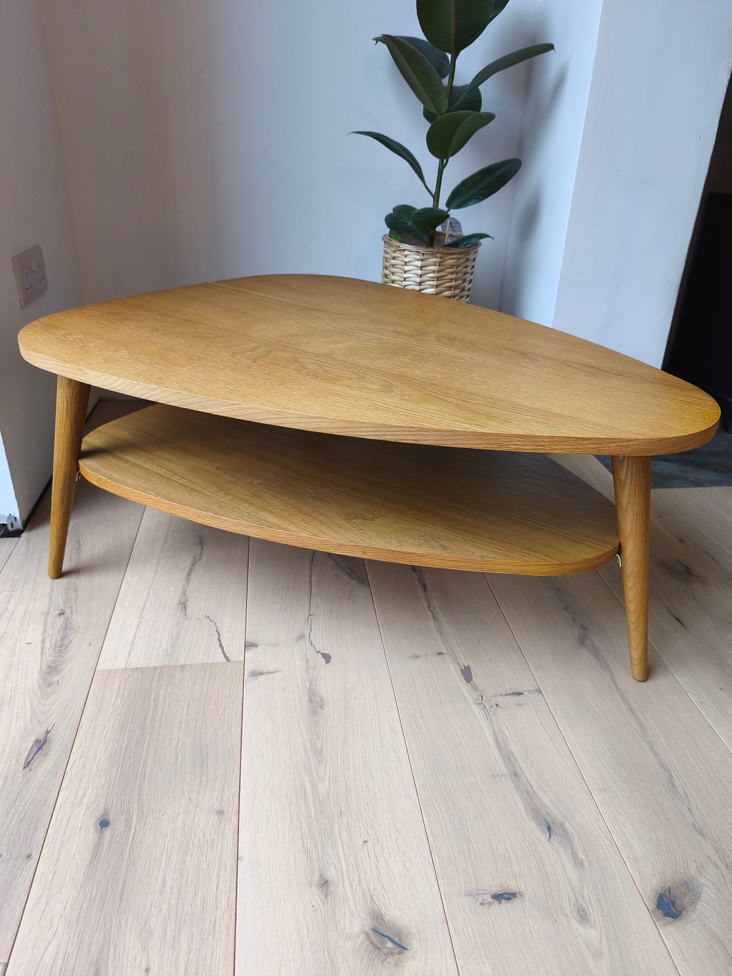 Vintage Style Oak Coffee Table